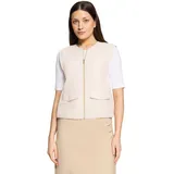Cartoon Sommerweste mit Taschen in beige 38