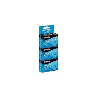Sony DVM60PRR/6C 6-Pack 60-Minute Premium DVC with Hangtab