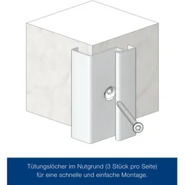 Hörmann ZK-Element links 87,5 x 200 cm verzinkt