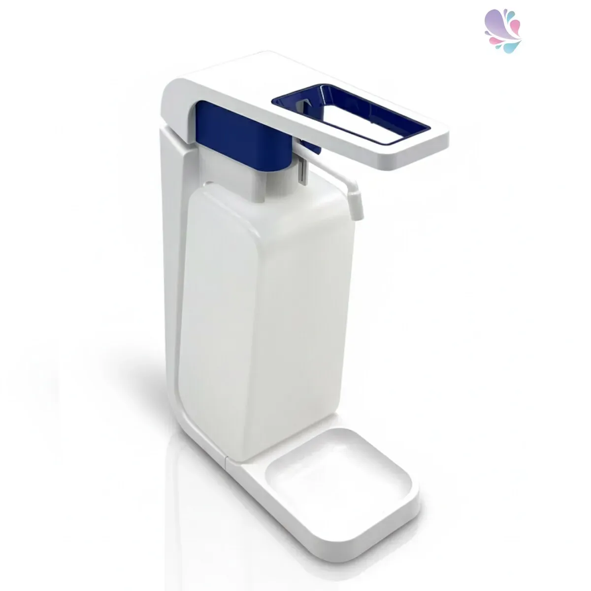 Blanc Hygienic Hebelspender für 1 Liter Seife, Desinfektion, super ergiebig, Wandmontage