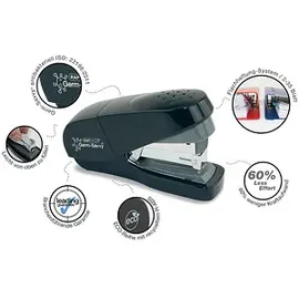 Rapesco RAPESCO® Heftgerät Germ-Savvy ECO Less Effort schwarz,