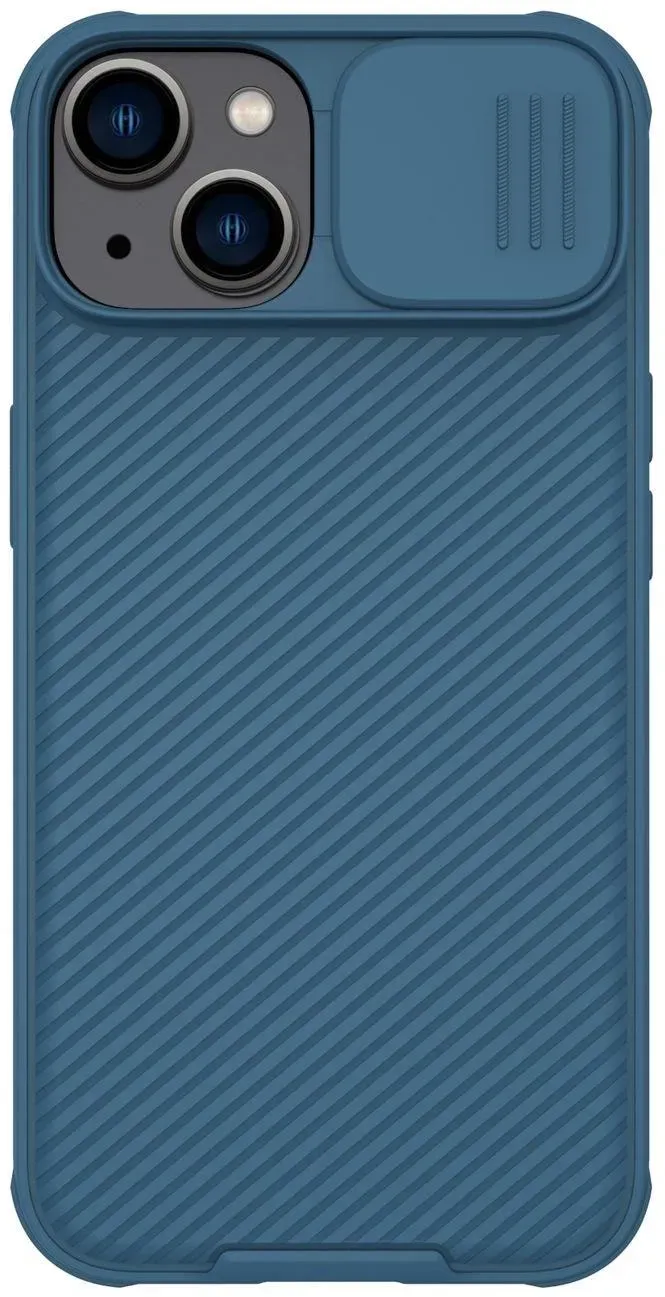 Nillkin Camshield Pro Case Iphone 14 Case Armored Cover Camera Cover Blue