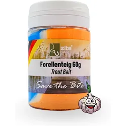 Forellenteig mit Knoblauch-Aroma 60g Regenbogen Orange Glitter-Forellenpaste EINHEITSGRÖSSE