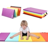 PhysKcal 5 Panel Beschwingt Klappbare Weichbodenmatte Turnmatte Fitnessmatte Gymnastikmatte mit Tragegriffen, Sportmatte Spielmatte, Tumbling-Matte für Kinder, Polsterung für Activity Play