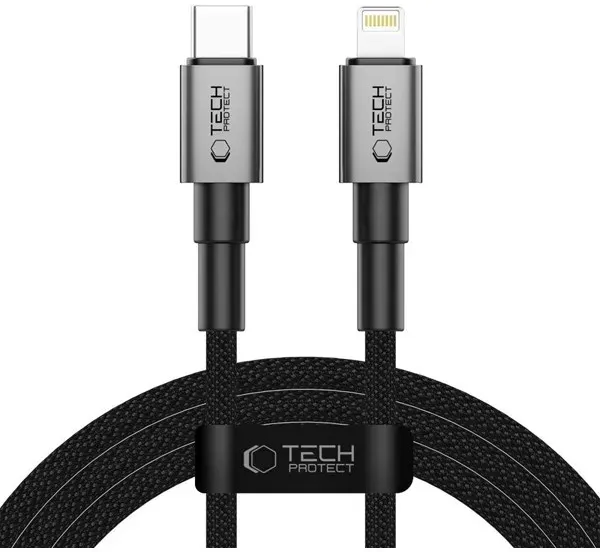 Ultraboost DNA USB-C / Lightning PD27W/3A 200 cm cable - grey