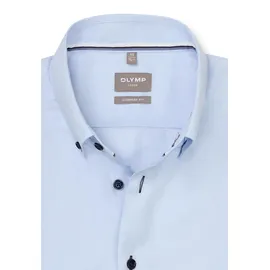Olymp Luxor, comfort fit, Button-down", Herren, Gr. 41, Normaler Arm, hellblau, 100% Baumwolle, Hemden,