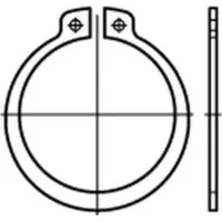 Industrial Quality Supplies DIN 471 Sicherungsringe Federstahl 45 x