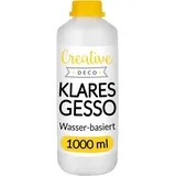 Creative Deco Gesso 1 St. 1 L Transparent/Weiß