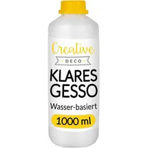 Creative Deco Gesso 1 St. 1 L Transparent/Weiß