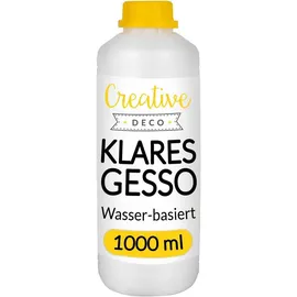 Creative Deco Gesso 1 St. 1 L Transparent/Weiß