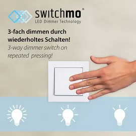 Selltec LED Deckenleuchte, dimmbar per Wandschalter, Deckenlampe rund SITU (2400 lm)