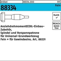 AMECOIL Einbauzubehör R 88334 Spindel/Vorspannpatrone M14 x 1,25 Stahl 1 Stück