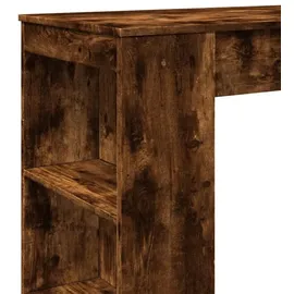 vidaXL Bartisch mit Regal 95 x 47 x 103,5 cm Braun