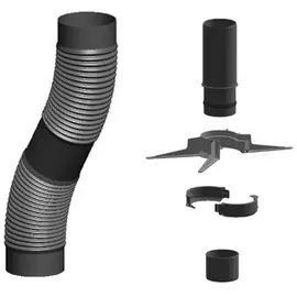 ATEC Flexrohr-Set PolyTop DN 80 12,5 m