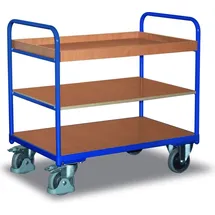 VARIOfit Etagenwagen niedrig 1.200 x 800 mm 2 Böden und 1 Tablett