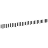 vidaXL Markisenvolant für 2,5 m Rahmen Anthrazit und Weiß 2,3x0,2 m