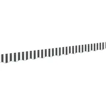 vidaXL Markisenvolant für 2,5 m Rahmen Anthrazit und Weiß 2,3x0,2 m