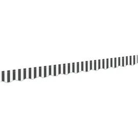 vidaXL Markisenvolant für 2,5 m Rahmen Anthrazit und Weiß 2,3x0,2 m