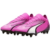 Puma Ultra Match MxSG Soccer Shoe, Poison pink/puma white/puma Black, 40 EU