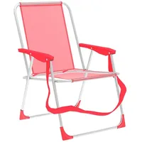 Marbueno summer 53x56x78 Cm Fester Klappstuhl Aluminium - Coral