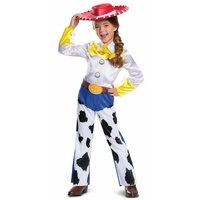 DISGUISE Deluxe Disney Offizielles Jessie Toy Story Kostüm, Cowgirl Kostüm Für Mädchen, Größe S