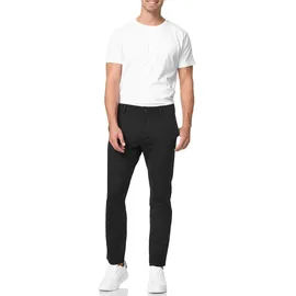Indicode Anzughose "INRoedekro", Herren, Gr. 30, Länge 34, schwarz, Web, Obermaterial: 65% Polyester, 35% Baumwolle, unifarben, slim fit knöchellang, Hosen Anzughose, gepflegter Look mit gerade geschnittener Beinform