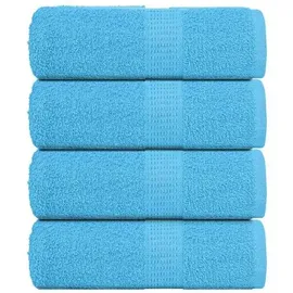 vidaXL Waschhandtücher 4-tlg. Frogn Türkis 30x30 cm 100% Baumwolle
