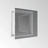 WINDHAGER Insektenschutz Expert Rahmen Fenster 80 x 100 cm Weiß