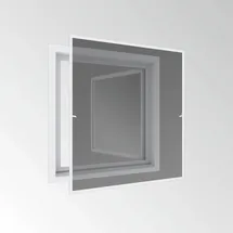 WINDHAGER Insektenschutz Expert Rahmen Fenster 80 x 100 cm Weiß