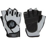 Gorilla Wear - Mitchell Training Gloves - Schwarz/Grau - Bodybuilding und Fitness Accessoires für Damen und Herren Logo Unterstützung besserer Halt, M