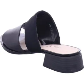 CAPRICE Pantoletten Blockabsatz und Fußbett, Schwarz 37 EU