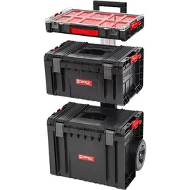 QBRICK System Werkstatt-Set 2 PRO: Werkzeug Trolley Toolbox und Organizer 100