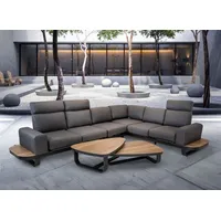 Lesli Living Lounge-Set "ZANZIBAR" anthrazit/light-grey 323x256 cm