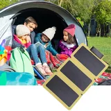 [tragbares Solarpanel] [30 W] Monokristallines Solarpanel Mit Zwei Usb-c-anschlüssen, Wetterfest Und Kompakt Für Wandern Und Camping