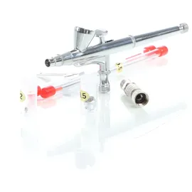 Wiltec Airbrush Pistole Typ 136T Silber 11,00mm x 55,00mm x 146,00mm