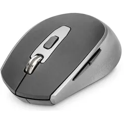 Maus Digitus Kabellose Optische Maus, 6 Tasten 1600Dpi Schwarz/Grau