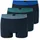 SCHIESSER Boxershort 3PACK Shorts Blau / Grün / Grau XL 3er Pack