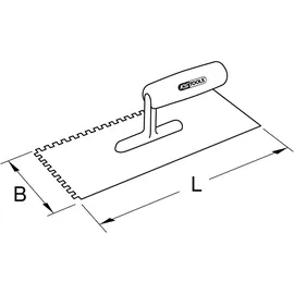 KS Tools BRONZEplus Glättkelle 120 mm