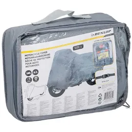 Dunlop Motorradabdeckung Größe L 228x99x124/75 cm Grau