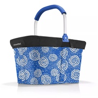 reisenthel Angebot Einkaufskorb carrybag Plus passendes Cover Sichtschutz Abdeckung (batik strong blue)