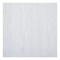 vidaXL Laminat Dielen Selbstklebend 5,11 m2 PVC Weiß