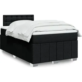 vidaXL Leanor 120 x 200 cm Schwarz
