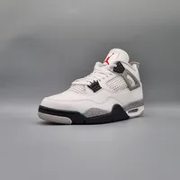 Nike Air Jordan 4 (GS) White Cement - 40