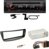 Kenwood KDC-BT450DAB Bluetooth DAB Einbauset Toyota Aygo Citroen C1 Peugeot 107