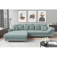 99rooms Ecksofa Arthur, L-Form, Eckcouch, Design blau