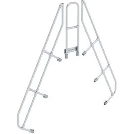 MUNK Zweiter Handlauf 8 Stufen 60° Aluminium