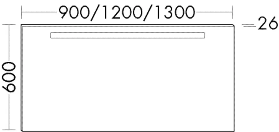 Burgbad Leuchtspiegel Sys30 PG4 Sana 600x1300x26 Sys30 PG4 Sana, SIGP130PN416 SIGP130PN416