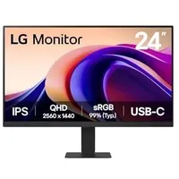 LG 24U631A-B Desktop-PC-Monitor 24 Zoll (61 cm), IPS-Panel, QHD-Auflösung