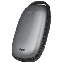 Logilink Powerbank 4000 mAh 1x USB, Handwärmer, metallgrau
