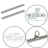 PRO PLUS Verzurrschiene 30 cm für Anhänger bis 500 kg